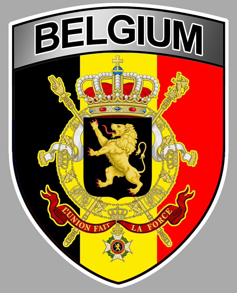 Autocollant Drapeau Belgium Belgique sticker Autocollant Drapeau Belgium Belgique sticker