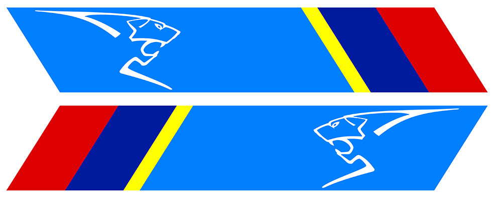 Kit Stickers Bas de Caisse Peugeot Sport Bandes - Déco Kit Stickers Bas de Caisse Peugeot Sport Bandes - Déco