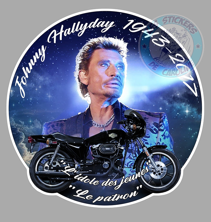 Protège réservoir Johnny Hallyday Protège réservoir Johnny Hallyday