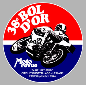 BOL D OR 1976 CIRCUIT LE MANS MOTO REVUE COURSE BOL D OR 1976 CIRCUIT LE MANS MOTO REVUE COURSE