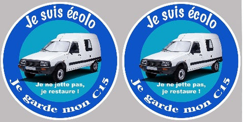 2 X PARE-BRISE C15 écolo EZ051