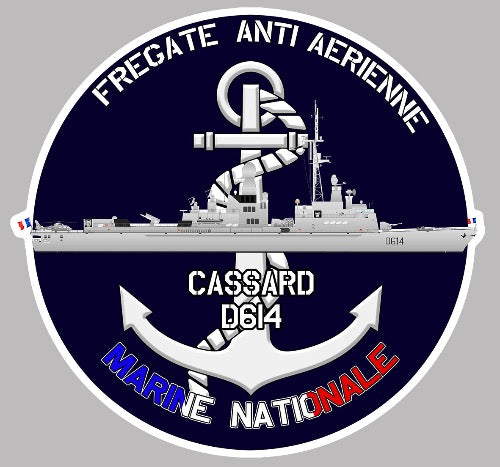 Patch Original Frégate Cassard Service Pont Aéronavale - Neuf, Insigne Marine Nationale France