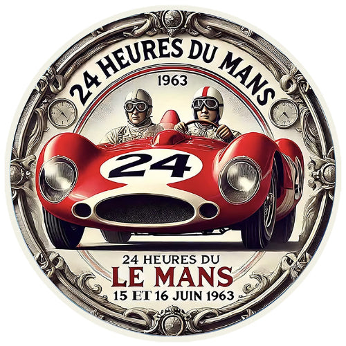 1973 24 Heures Du Mans Automobile Club De L'ouest Race Poster Auction | Mecum On Time