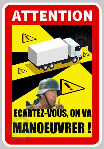 Autocollant Humour Rétro Film - Citation Le Mec Demeure - Décalcomanie Drôle 3