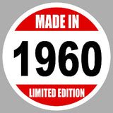 MADE IN Année 60