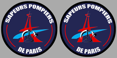 2 X POMPIERS PARIS pare-brise PF103