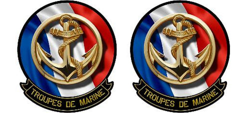 2 X TROUPES DE MARINE TB074