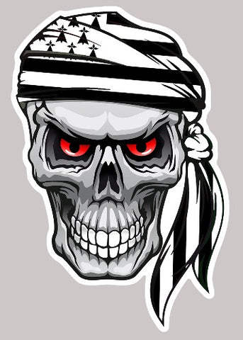TETE DE MORT BANDANA BREIZH TZ021