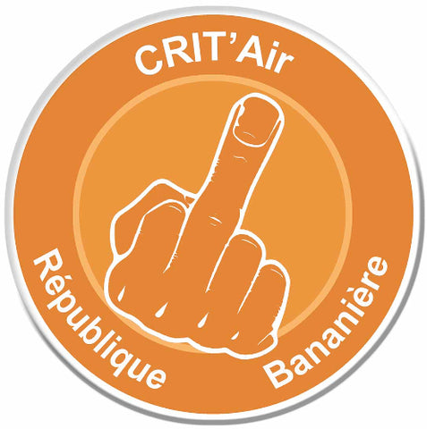 FUCK CRIT AIR PARE-BRISE VZ086