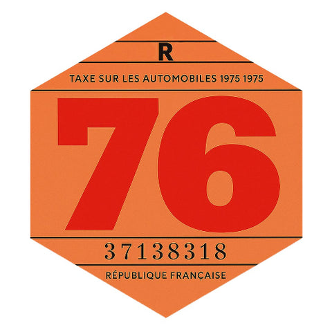 VIGNETTE FISCALE 1976 VZ089