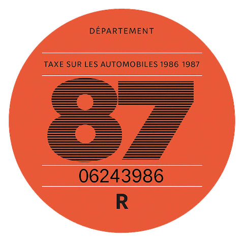 VIGNETTE FISCALE 1987 VZ093