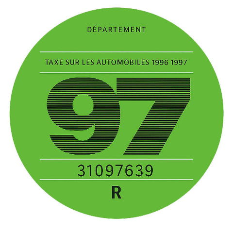 VIGNETTE FISCALE 1997 VZ101