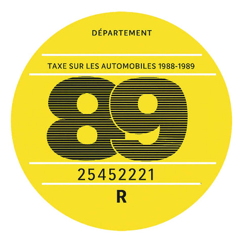 VIGNETTE FISCALE 1989 VZ104