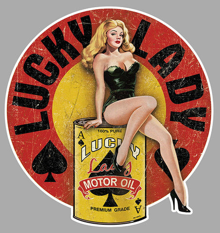 PINUP MOTOR OIL PC005