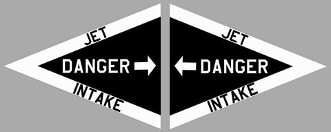 2 DANGER JET AIR INTAKE JA063