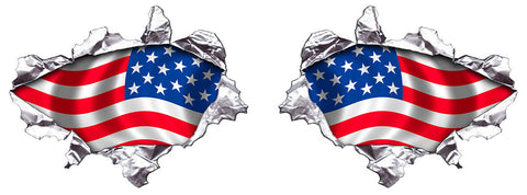 2 X DRAPEAU AMERICAIN USA UA020