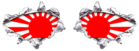 2 X JAPON DRAPEAU METAL JA040