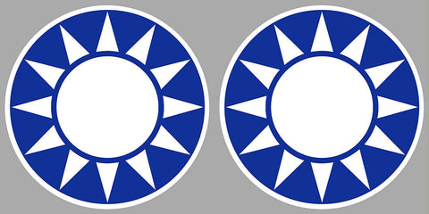 2 COCARDES TIGRES VOLANTS AV019x2