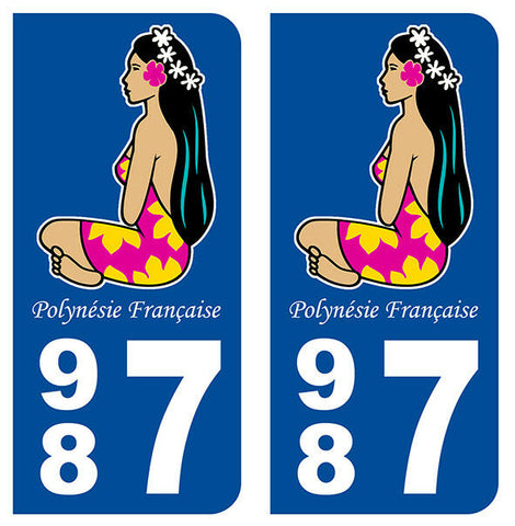 2 x 987 TAHITI POLYNESIE