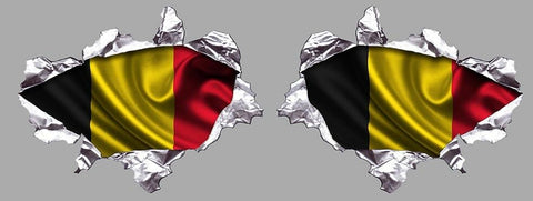 2 X DRAPEAU BELGE MB014