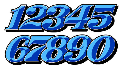 NUMERO COURSE BLEU NU021BLEU