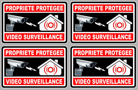 4 x VIDEOS SURVEILLANCE VA050