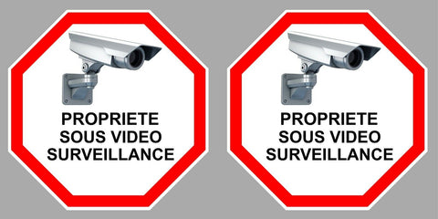 2 X VIDEO SURVEILLANCE PROPRIETE VA095