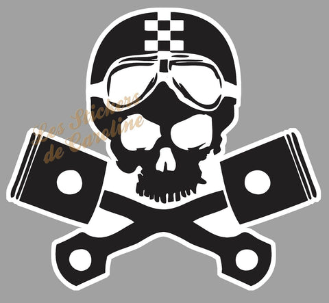 MOTO BIKER SKULL SA138