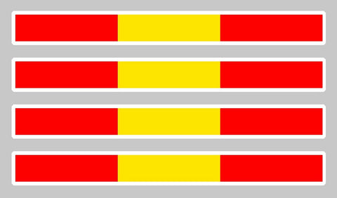 4 BANDES DRAPEAU ESPAGNOL EA026