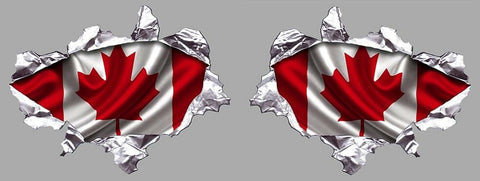 2 X DRAPEAU CANADIEN MB009