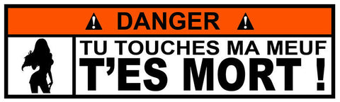 DANGER DE MORT NE PAS TOUCHER DA064