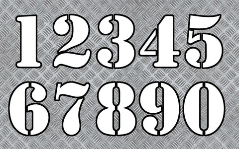 NUMERO COURSE MOTO CROSS NU012BN