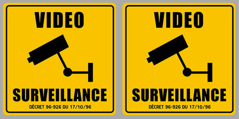 2 X VIDEO SURVEILLANCE VA093