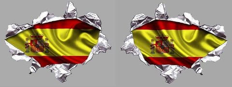 2 X DRAPEAU ESPAGNE MB006