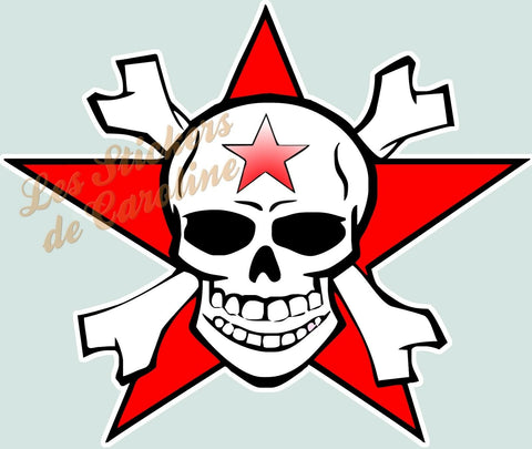 ETOILE ROUGE SKULL SA015