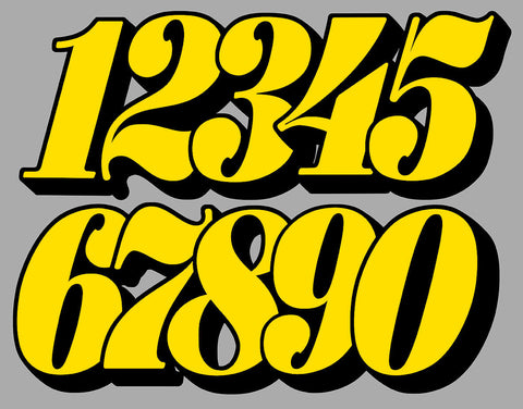 NUMERO JAUNE NU017JA