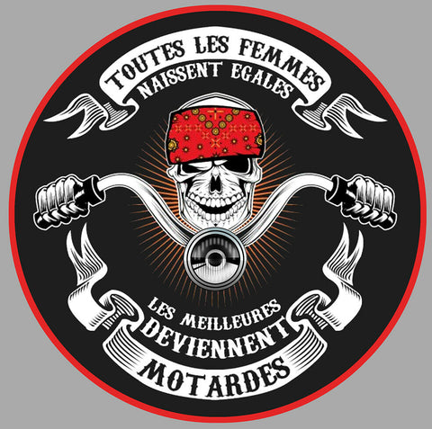 MOTARDE TETE DE MORT BIKER MA188