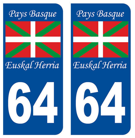 2 x 64 PYRENEES ATLANTIQUE