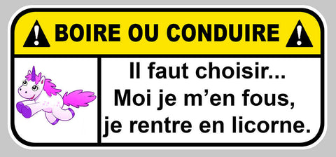 BOIRE OU CONDUIRE DA154