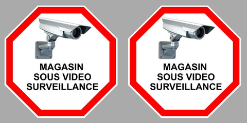 2 x VIDEO SURVEILLANCE MAGASIN VA109