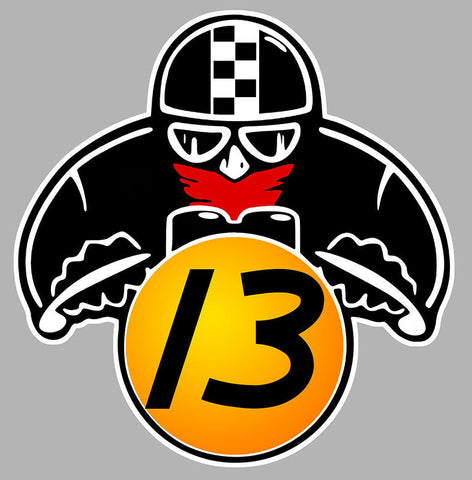 MOTARD 13 NUMERO MA173