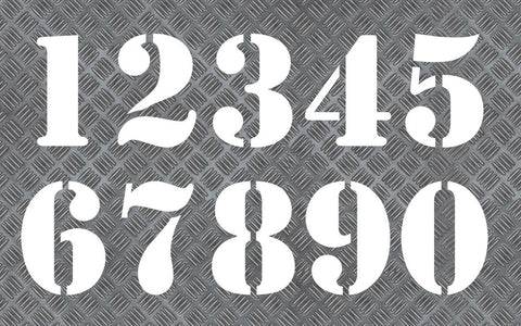 NUMERO BLANC MOTO NU012B