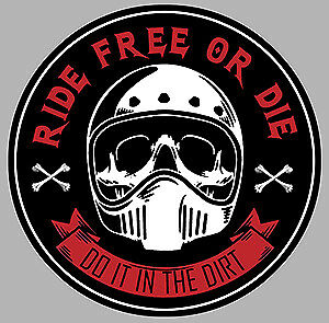 SKULL RIDE FREE OR DIE RA059