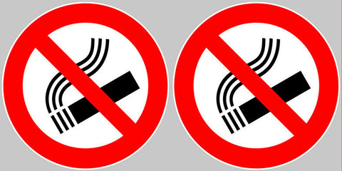 2 X INTERDICTION FUMER NA042