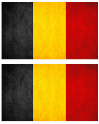2 x DRAPEAU BELGIQUE DA162