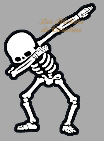SKULL DAB DABBING SQUELETTE SC032
