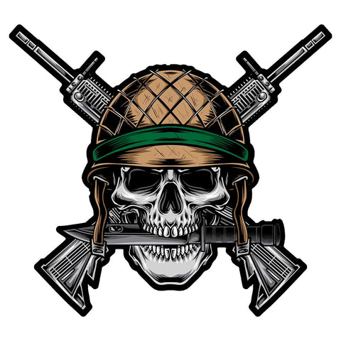SOLDAT SKULL AMERICAIN USA AB114