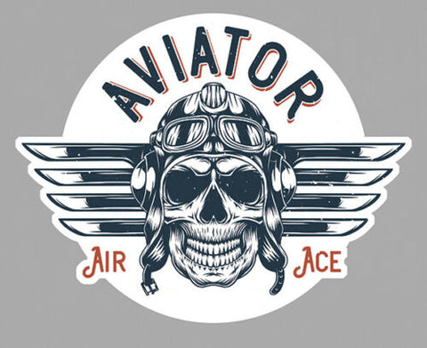 AVIATOR PILOTE SKULL AB150