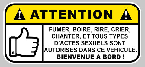 ATTENTION HUMOUR DROLE DA139
