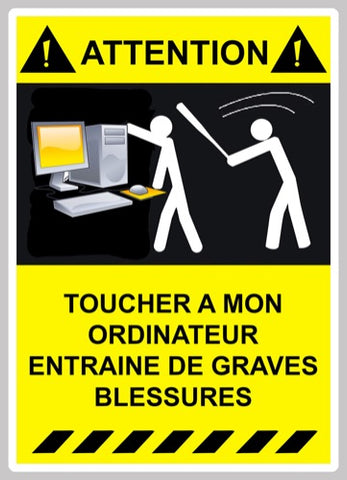ATTENTION ORDINATEUR AZ032